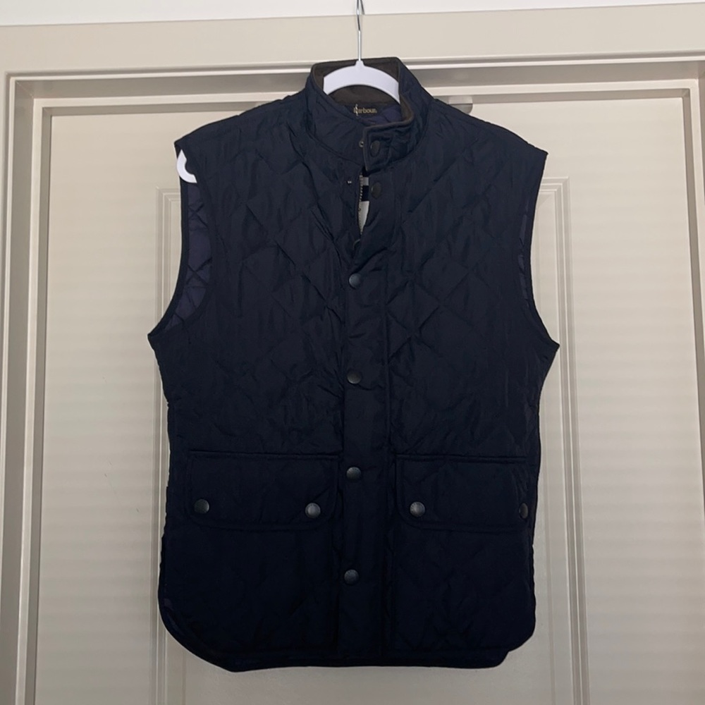 NWT Men’s Barbour Lowerdale Gilet Vest - Navy